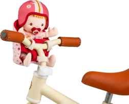 Lilliputiens Stoffpuppe Lena mit Lenker-Fahrradsitz