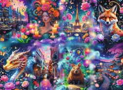 Trefl Puzzle Premium Plus Bunte Welt 8000 Teile