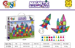 Magnetisches Konstruktionsspielzeug mit 100 Teilen
