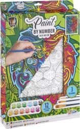 Grafix Malen nach Zahlen: Löwe, Leinwand auf Rahmen 30x40cm