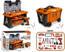 Werkstatt-Set für kleine Heimwerker im Rollkoffer