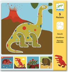 Dinosaurier-Schablonen von Djeco