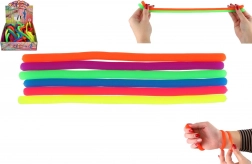 Antistress dehnbare Silikonspielzeug 27 cm, 6 Farben, 60 Stück im Box