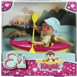Puppe Evi Love mit Kajak und Zubehör