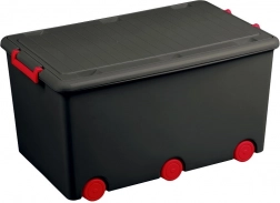 Vielzweck-Spielzeugbox auf Rollen Tega grau