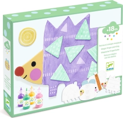 Djeco Kreativset – Tiere mit Fingerfarben