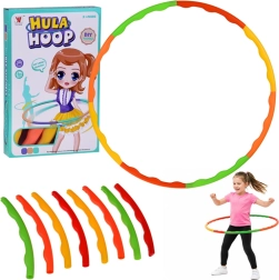 Hula-Hoop-Reifen für Kinder und Erwachsene mit Massage-Noppen, faltbar 84 cm
