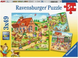Ravensburger Puzzle Ferien auf dem Land 3×49 Teile