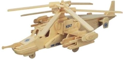 Holz 3D Puzzle Hubschrauber