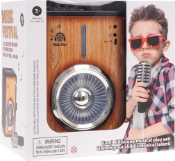 Kinder-Karaoke-Verstärker mit Bluetooth und Mikrofon