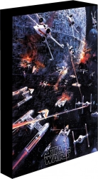 Leuchtbild LED 30x40 cm Star Wars
