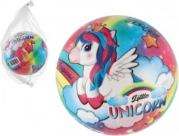 Bunter Ball mit Einhorn für Kinder