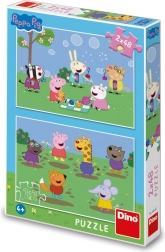 Puzzle PEPPA PIG und Freunde 2×48 Teile