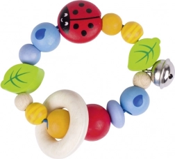 Goki Taktile Motorik-Schleife Marienkäfer mit Glocke