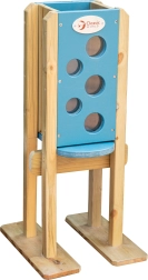 CLASSIC WORLD Holz-Sandpanel für den Sandkasten, gelb, ab 3 Jahren