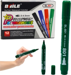 Permanenter wasserfester grüner Marker 2,5–4,5 mm
