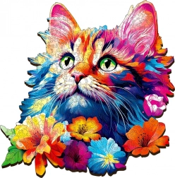 Holzpuzzle Katze 300 Teile ESCAPEWELT