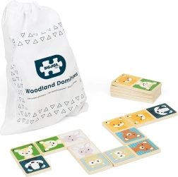 Holzdomino Waldtiere