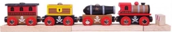 Piratenzug mit Schienen