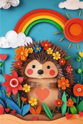 TREFL Puzzle Paper Art: Kleiner Igel 160 Teile