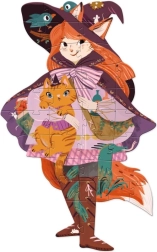 Djeco Riesiges Puzzle Hexe Lily