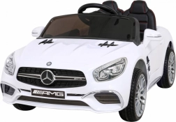 Kinder-Elektroauto MERCEDES-AMG SL 65 S, weiß, mit Fernbedienung
