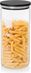 Glasvorratsdose für trockene Lebensmittel mit Deckel und Dichtung 980 ml ORION