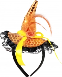 Haarreif mit Mini-Hexenhut