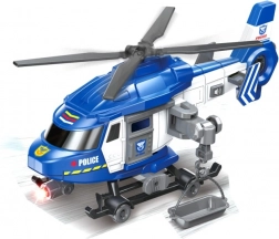 Polizeihubschrauber mit Schwungrad