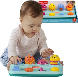 Fisher-Price Aktiv-Spielzeug mit Pop-up-Figuren für Babys – drücken, schieben und drehen