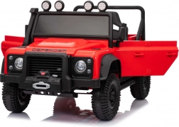 Elektrisches Kinderauto LAND ROVER Defender 110 SVX Concept – Rot