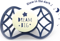 Orthodontischer Schnuller 6m+ leuchtend im Dunkeln Blue Moon