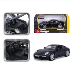 Modellauto BBURAGO PORSCHE 911 Carrera S 1:24 schwarz