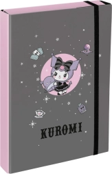 Mappe für Schulhefte A4 Jumbo KUROMI grau