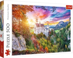 Puzzle mit 500 Teilen – Blick auf Schloss Neuschwanstein, Deutschland TREFL