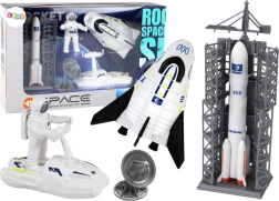 Weltraummission Weltraum-Set Rakete Astronaut Raumschiff 5-tlg.