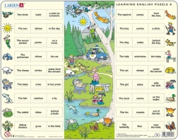 Larsen Puzzle Englisch: Im Wald 54 Teile