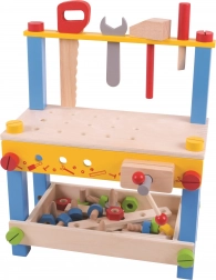 Großer Bigjigs Toys Holz-Werkbanktisch für Kinder