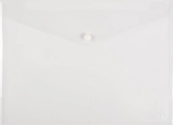 Umschlag mit Druckknopf A3 Opaline klar