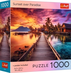 Trefl Puzzle Sonnenuntergang über dem Paradies 1000 Teile