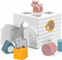 Holzeinlegepuzzle mit Tieren