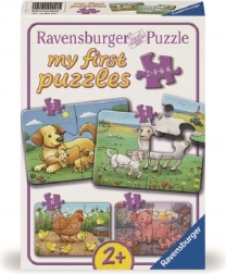 Mein erstes Puzzle Tierfamilien auf dem Bauernhof