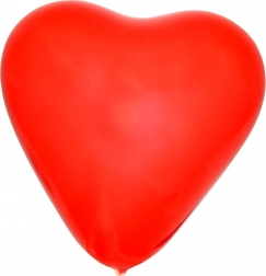Herzförmiger Luftballon 26 cm – 10 Stück