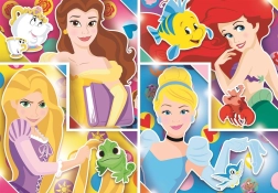Puzzle Disney-Prinzessinnen mit Freunden 104 Teile