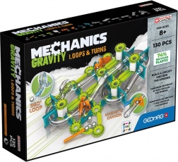 Geomag Mechanics Gravity Loops & Turns magnetisches Konstruktionsset 130 Teile