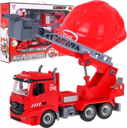 Feuerwehrauto 2-in-1 mit Helm