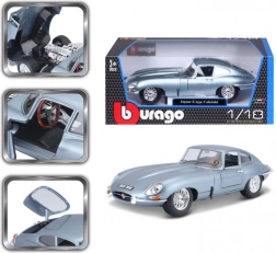 Bburago 1:18 Jaguar E Coupé Metallic Silberblau