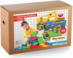 gigantische Bauklötze MARIOINEX – Ziegel, 33 Teile