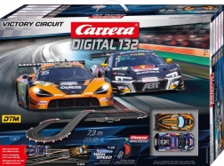 Carrera Autorennbahn Digital 132 Victory Circuit 7,3 m mit McLaren 720S GT3 und Audi R8 LMS GT3