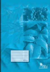 Schulheft A4 blanko 20 Blatt blau